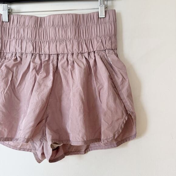 Free People Movement The Way Home Moonlight Mauve High Rise Running Shorts L - Picture 6 of 9